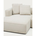Диван 3-місний з лівим шезлонгом Marela бежевый 236 см3